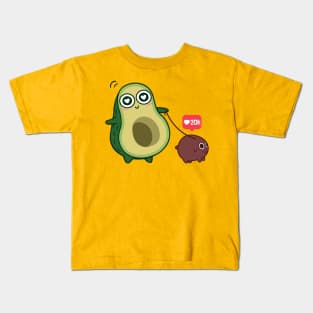 kawaii Avocado Dog Kids T-Shirt